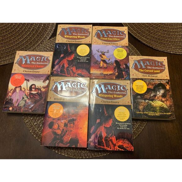Magic The Gathering Lot Of Vintage Books 90s-00s First Print RARE FINDS - Picture 1 of 5